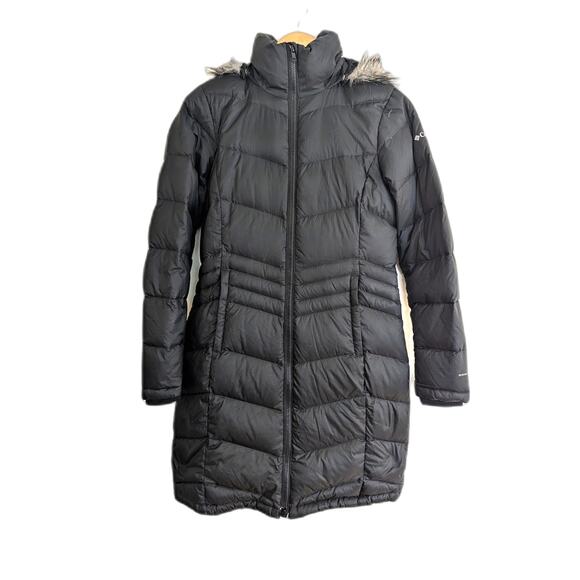 Columbia Womens Polar Freeze Long Down Omni Heat Winter Coat Jacket Parka Gray - Picture 1 of 10